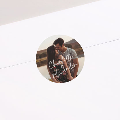 Sticker Hochzeit Rund für immer foto N° 2