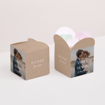 Geschenkbox Hochzeit Schmetterlingsöffnung Ja zum Leben foto N° 2