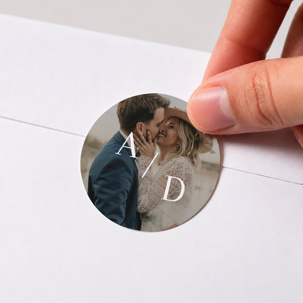 Sticker Hochzeit Rund Ja zum Leben foto