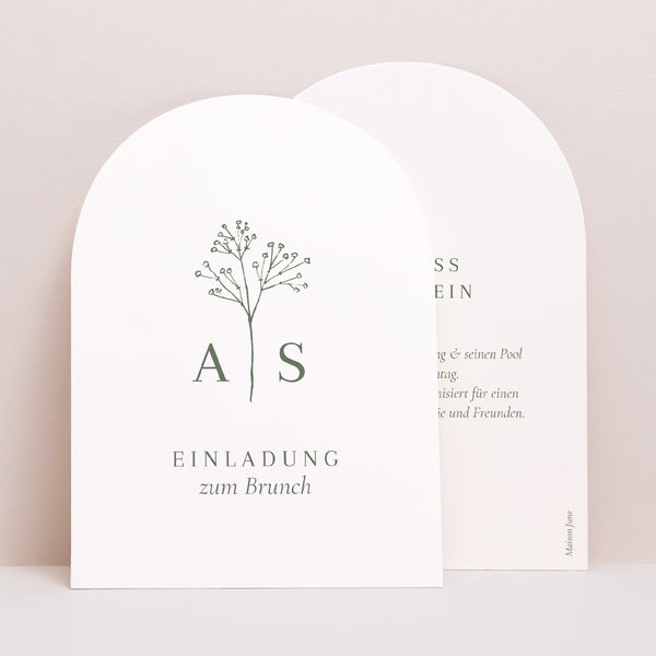 Einladungskarte Hochzeit Kleine Arche foto