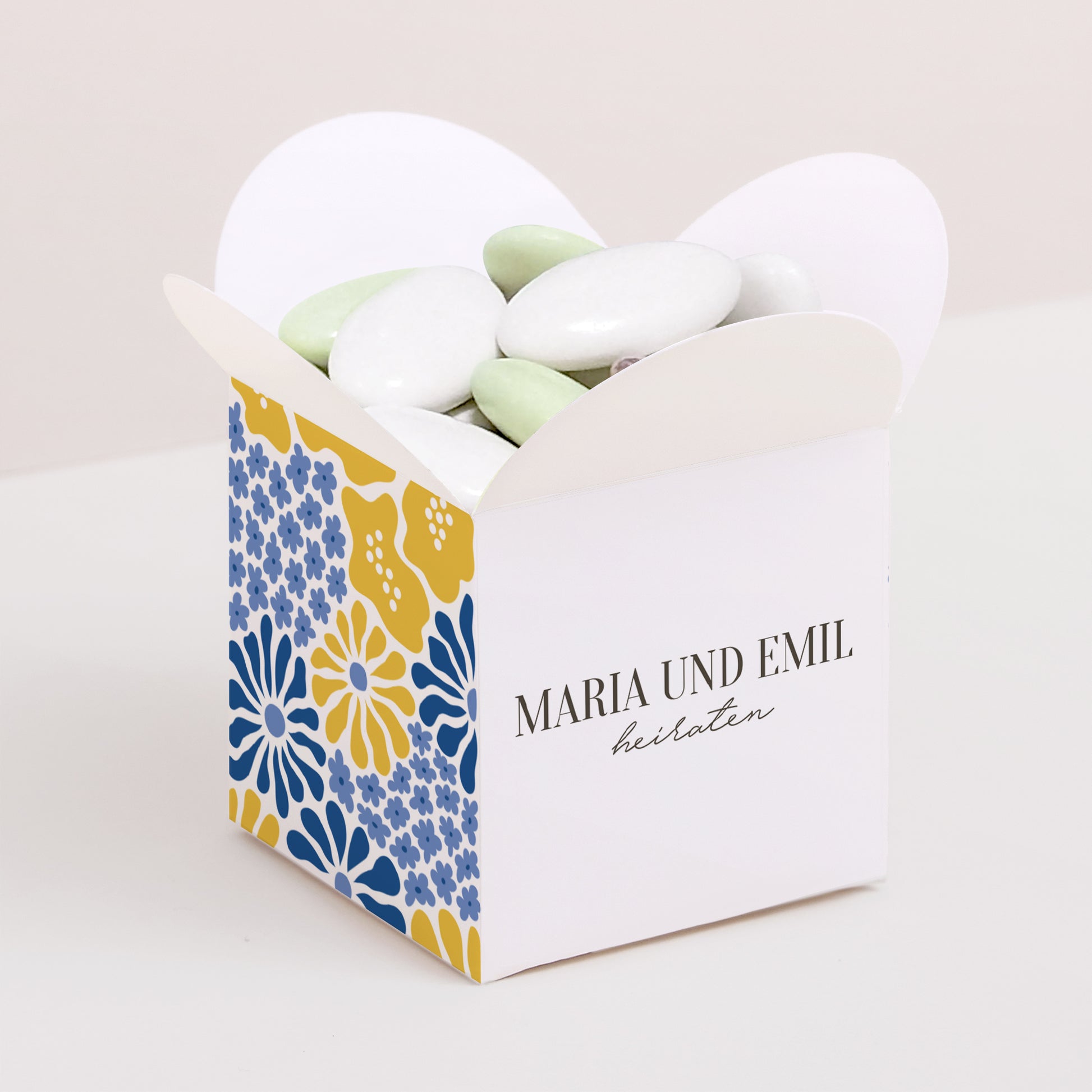 Geschenkbox Hochzeit Schmetterlingsöffnung foto N° 1