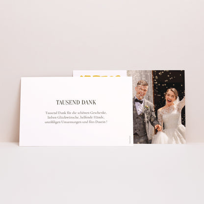 Dankeskarte Hochzeit Landschaft foto N° 2