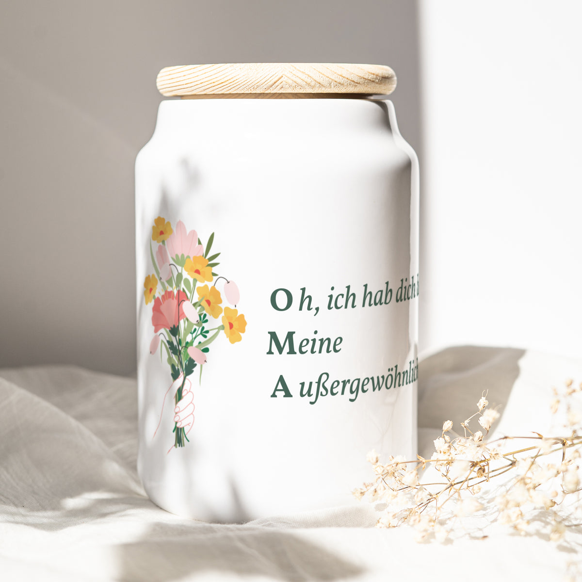 Keramiktopf Objekte 65 cl Wunderbare Oma foto N° 1