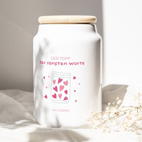 Keramiktopf Objekte 65 cl Les mots doux foto