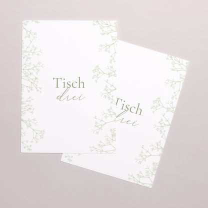 Tischnummern Hochzeit Rechteck Es ist Sommer! foto N° 2