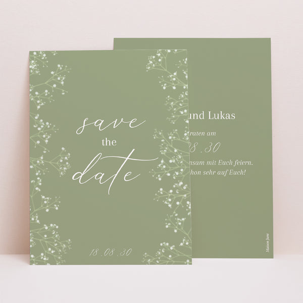 Save the date Karte Hochzeit Porträt Es ist Sommer! foto