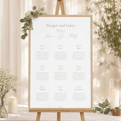 Sitzplan Hochzeit Porträt Es ist Sommer! foto N° 1