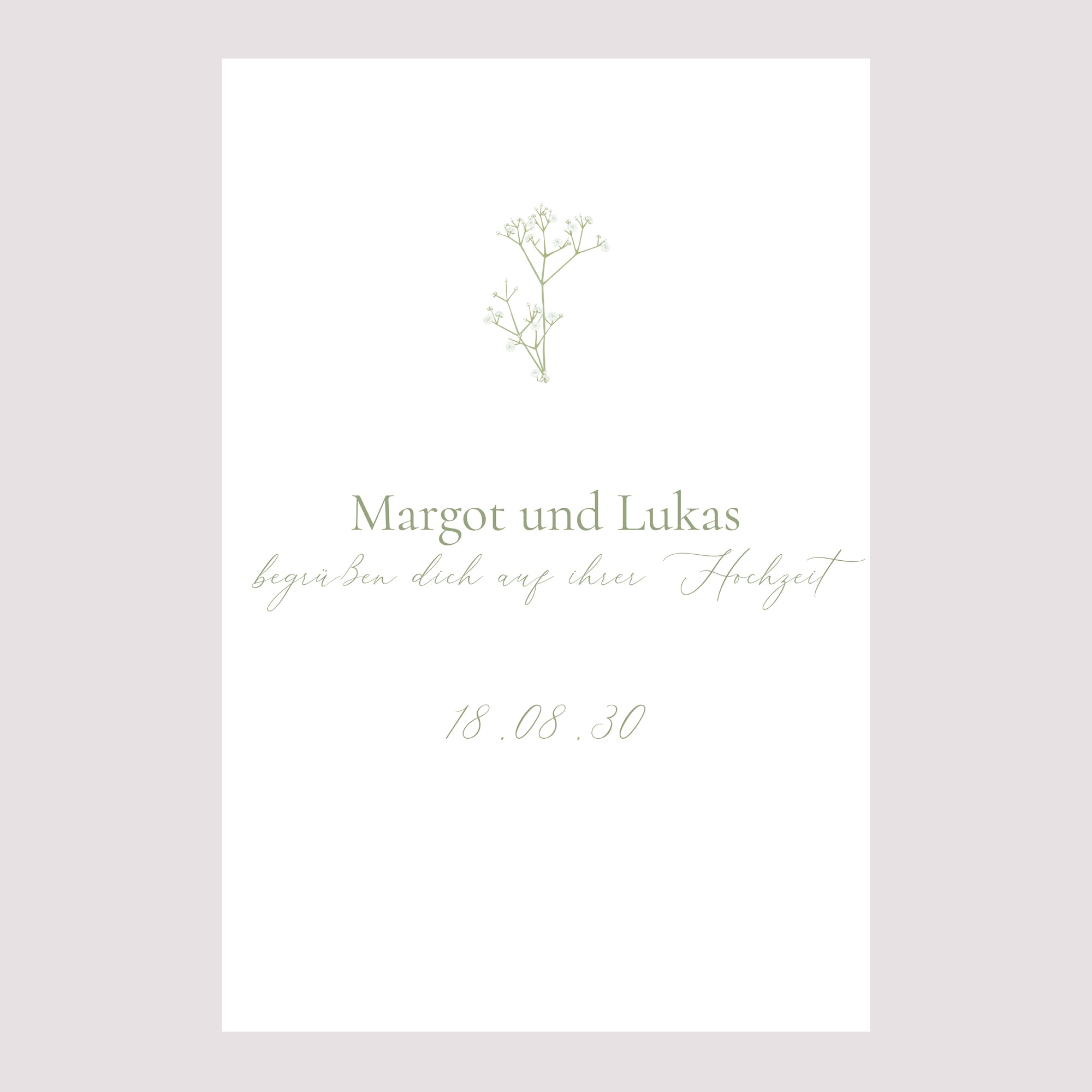 Begrüßungstafel Hochzeit Porträt 60 x 90 cm Es ist Sommer! foto N° 2