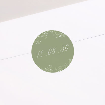 Sticker Hochzeit Rund Es ist Sommer! foto N° 2
