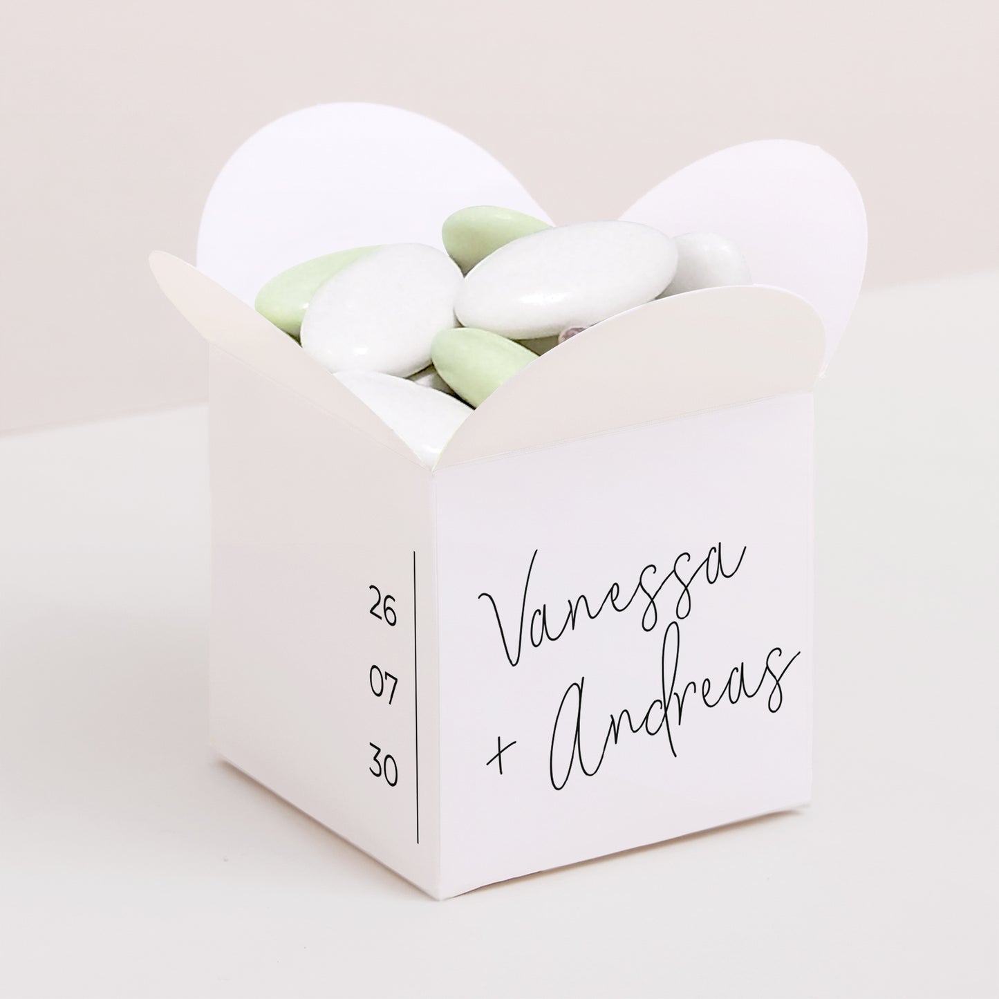 Geschenkbox Hochzeit Schmetterlingsöffnung foto N° 1