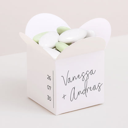 Geschenkbox Hochzeit Schmetterlingsöffnung foto N° 1