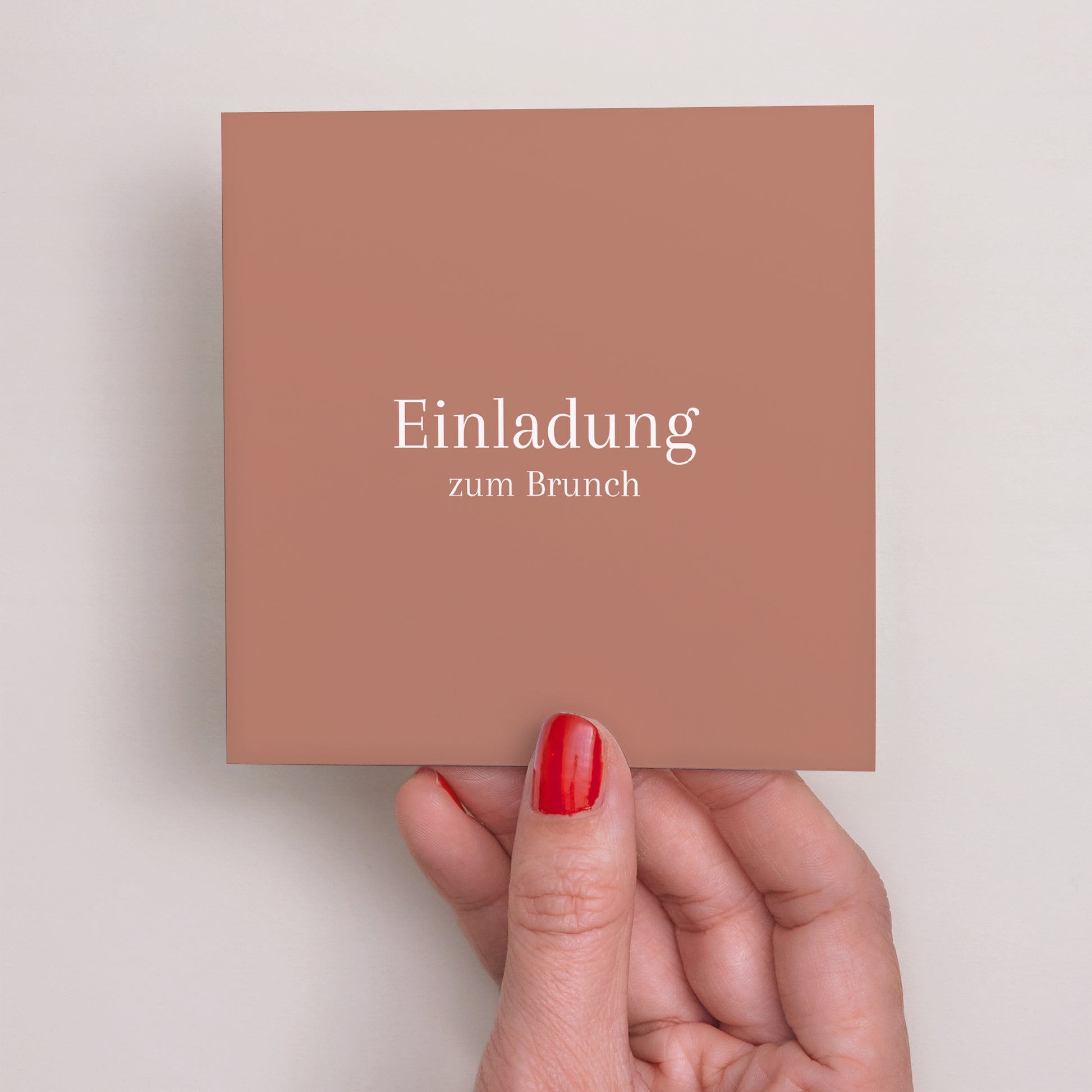 Einladungskarte Hochzeit Quadrat foto N° 2