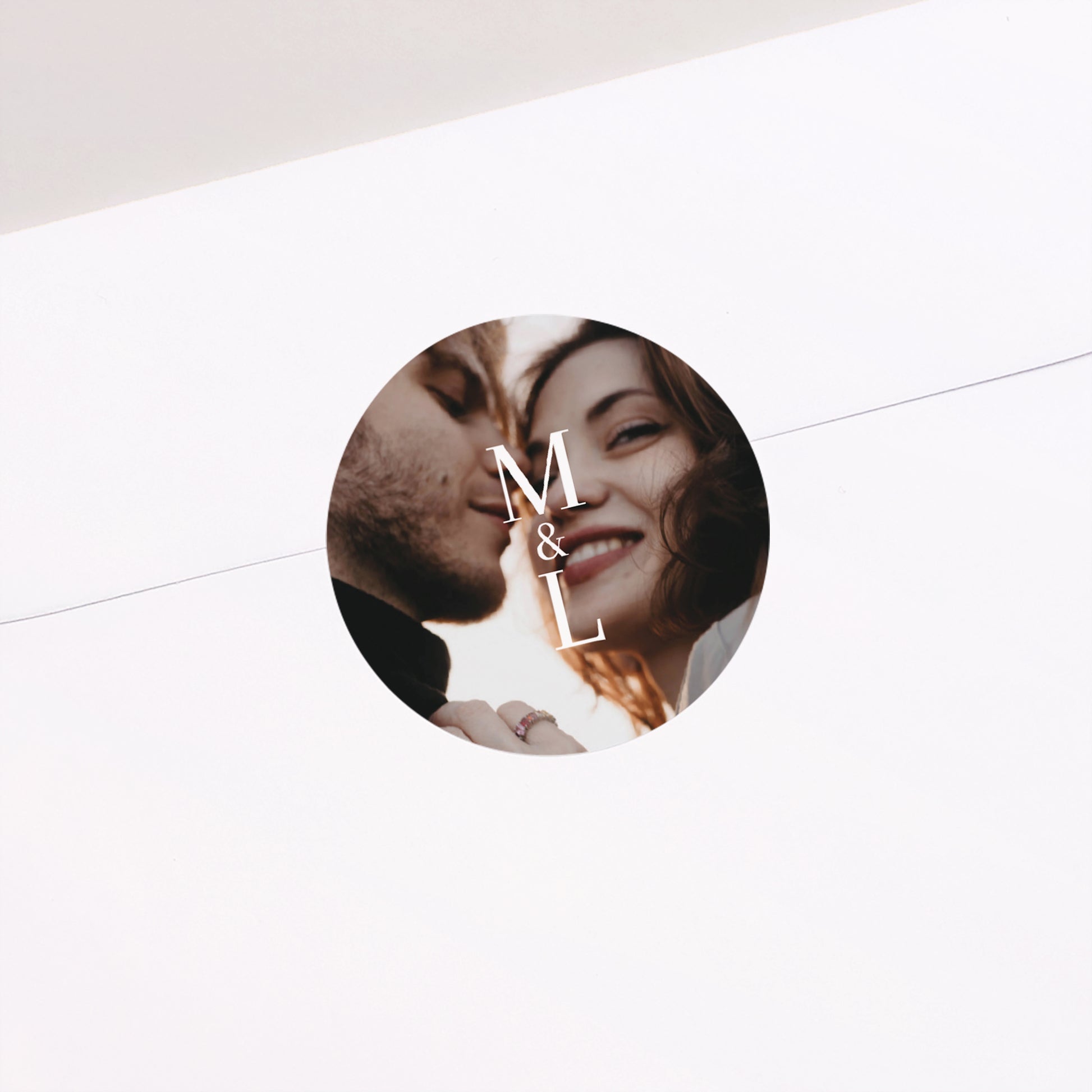 Sticker Hochzeit Rund Ti amo foto N° 2