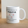 Tasse Objekte Weiß Die kleinen Herzen von Mama. foto N° 1