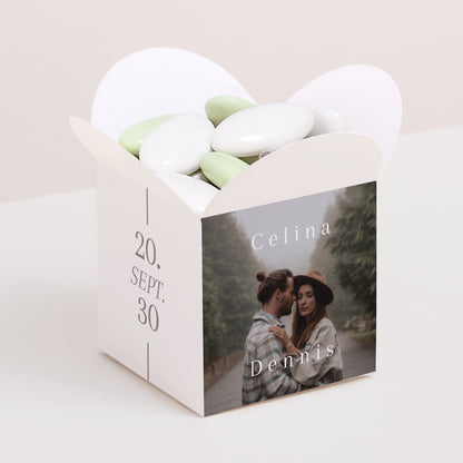 Geschenkbox Hochzeit Schmetterlingsöffnung foto N° 1