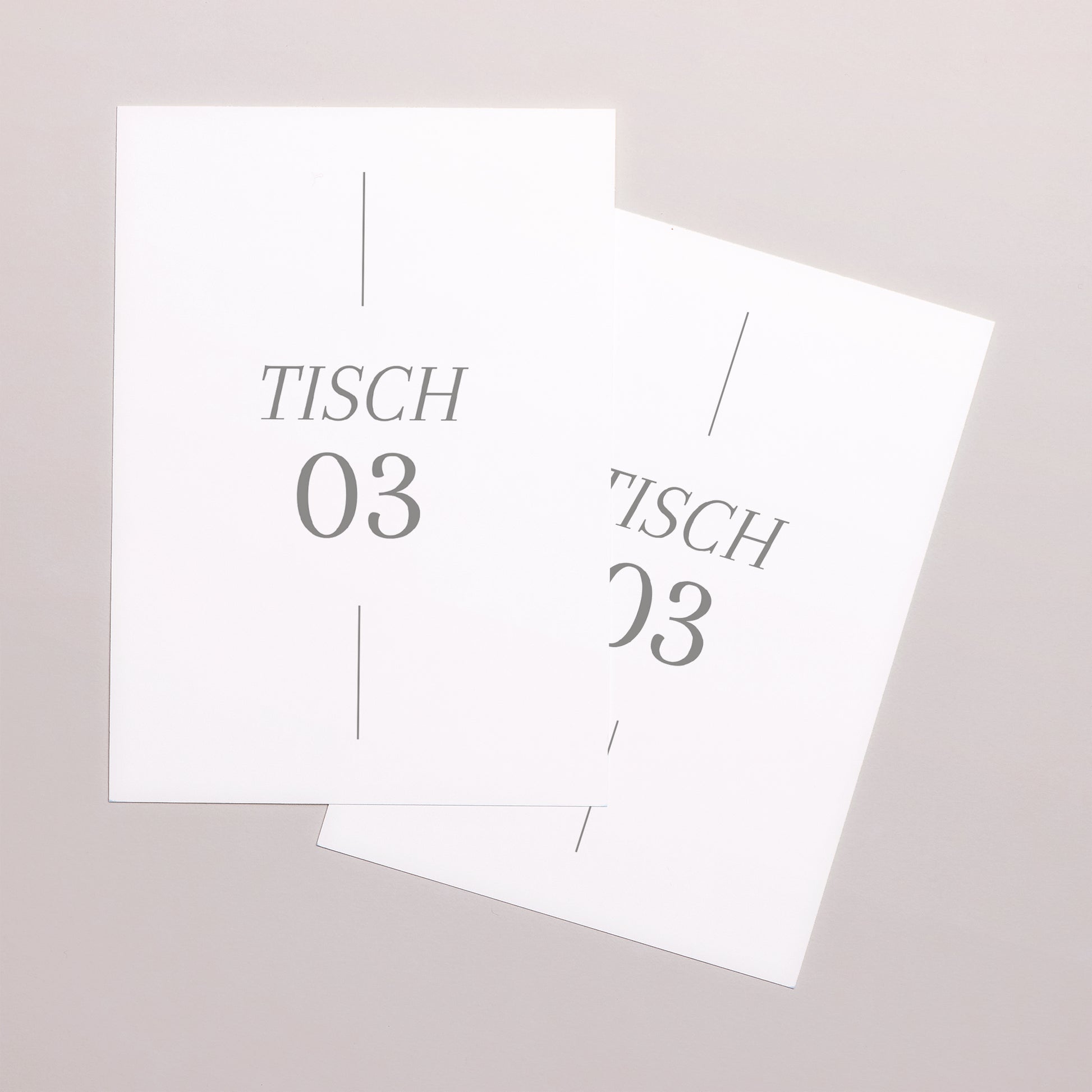 Tischnummern Hochzeit Rechteck foto N° 2