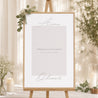Begrüßungstafel Hochzeit Porträt 60 x 90 cm Typo-Skript Foto II foto N° 1