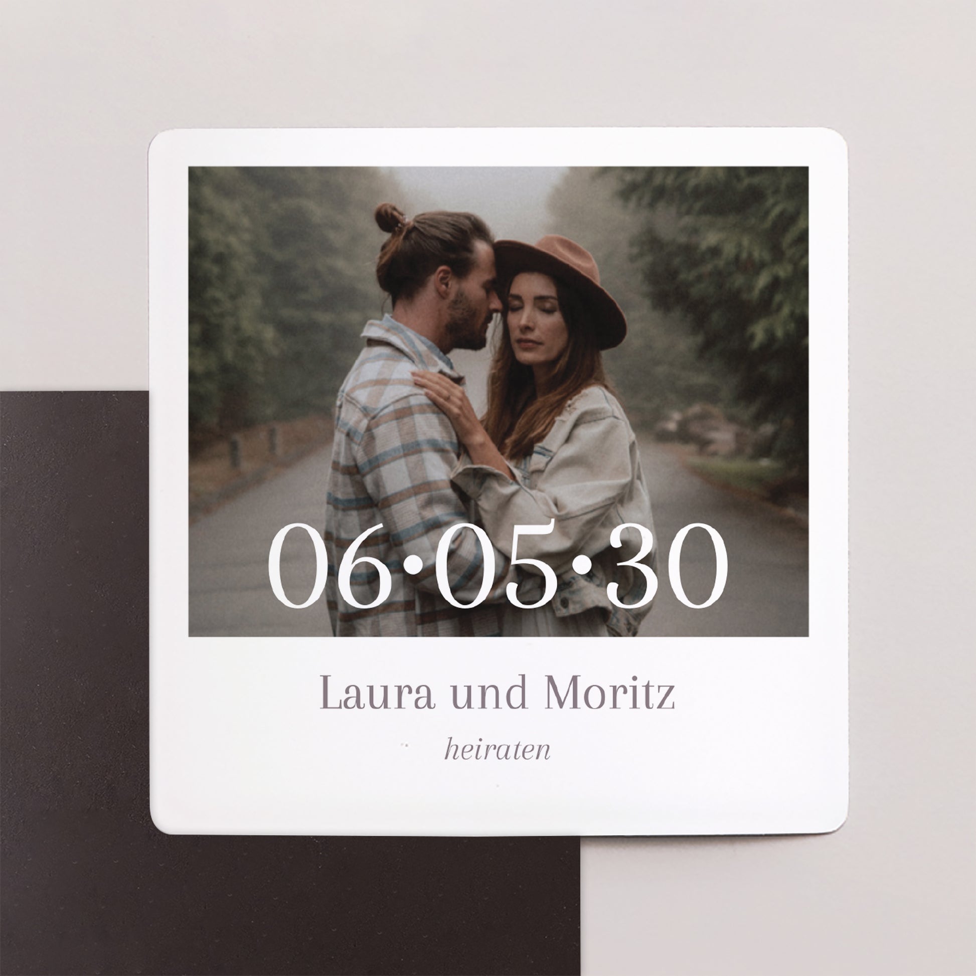 Save the date Karte Hochzeit Satz von 9, magnetisch. Mama und Papa heiraten foto N° 1