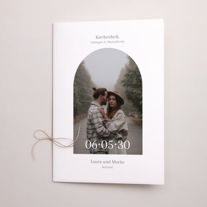 Kirchenheft Hochzeit Doppelflügel Mama und Papa heiraten foto N° 1