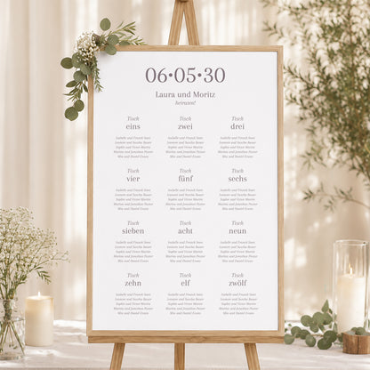 Sitzplan Hochzeit Porträt Mama und Papa heiraten foto N° 1