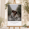 Begrüßungstafel Hochzeit Porträt 60 x 90 cm Mama und Papa heiraten foto N° 1
