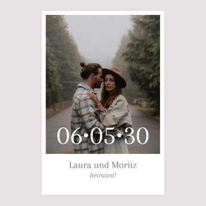 Begrüßungstafel Hochzeit Porträt 60 x 90 cm Mama und Papa heiraten foto N° 2