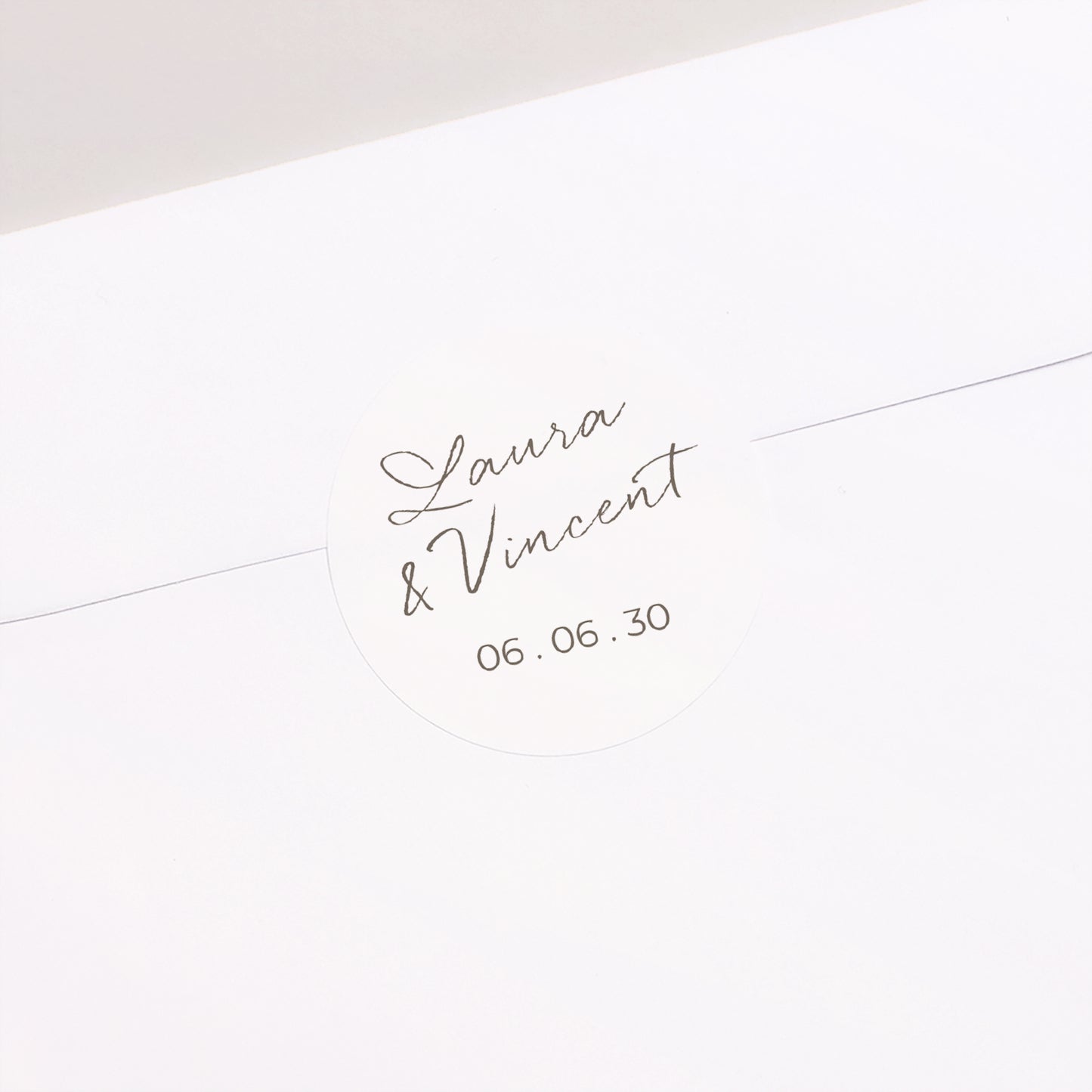 Sticker Hochzeit Rund Mama und Papa heiraten II foto N° 2