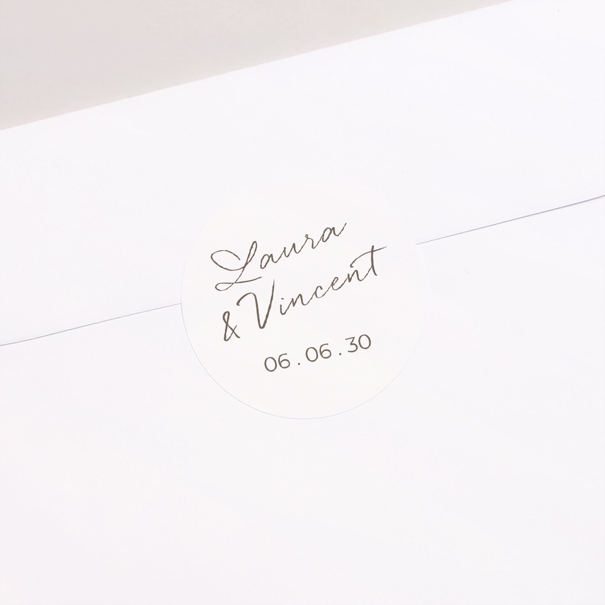 Sticker Hochzeit Rund Mama und Papa heiraten II foto N° 2