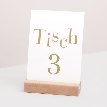 Tischnummern Hochzeit Rechteck Wir heiraten II foto N° 3