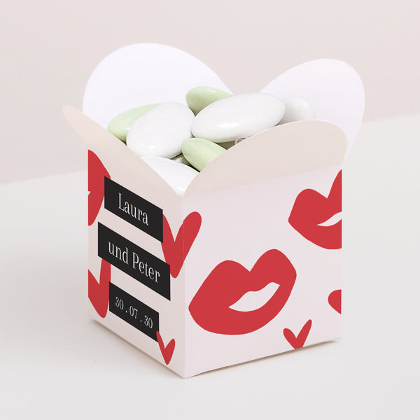 Geschenkbox Hochzeit Schmetterlingsöffnung foto