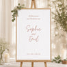 Begrüßungstafel Hochzeit Porträt 60 x 90 cm Gereinigt foto N° 1