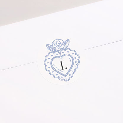 Sticker Taufe Rund Heiliges Herz foto N° 2