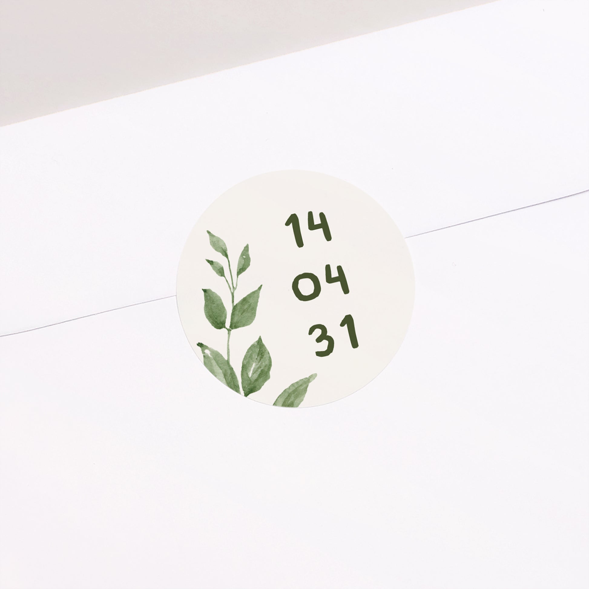Sticker Taufe Rund Brin Baptême foto N° 2