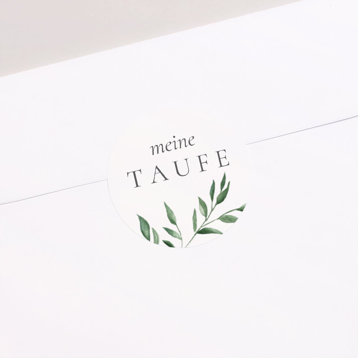 Sticker Taufe Rund Der Olivenbaum der Liebe foto N° 2