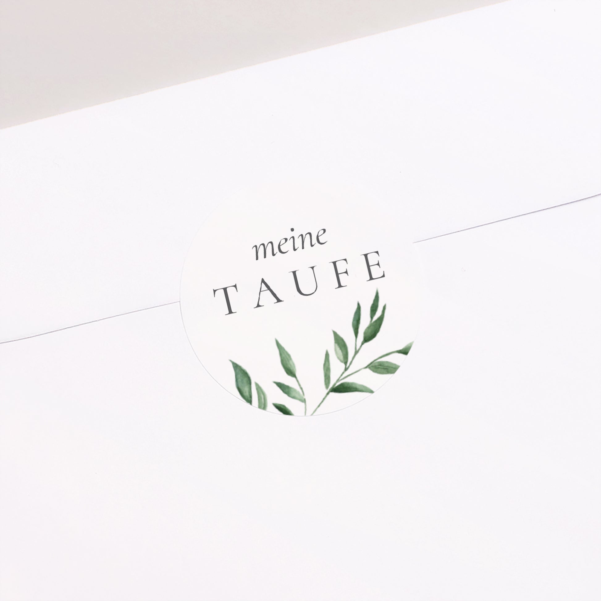 Sticker Taufe Rund Der Olivenbaum der Liebe foto N° 2