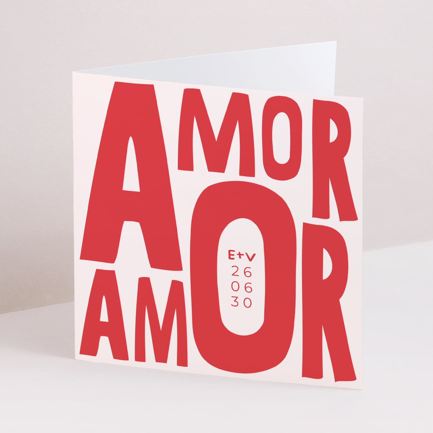 Hochzeitseinladung Doppelflügelfenster Amor Amor foto N° 1