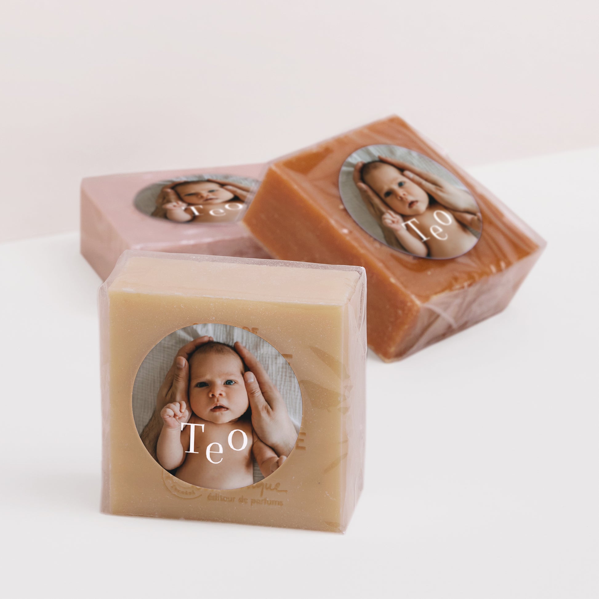 Sticker Geburt Rund Full photo foto N° 3