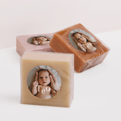 Sticker Geburt Rund Full photo foto N° 3