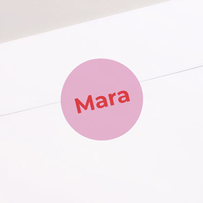 Sticker Geburt Rund foto N° 2
