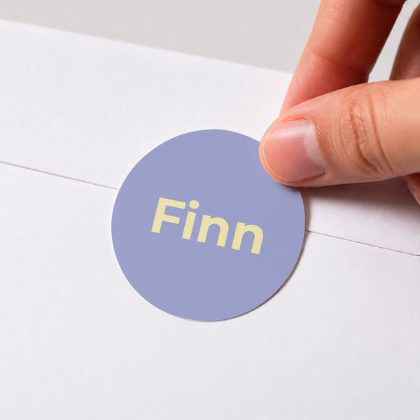 Sticker Geburt Rund foto