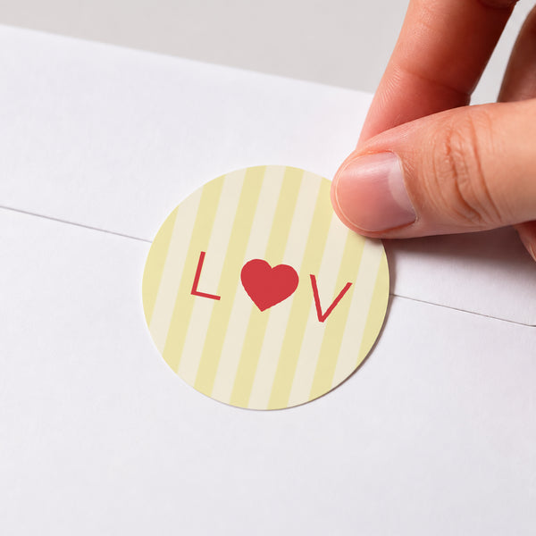 Sticker Hochzeit Rund foto