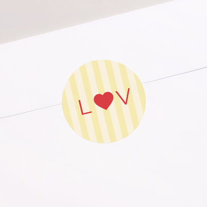 Sticker Hochzeit Rund foto N° 2