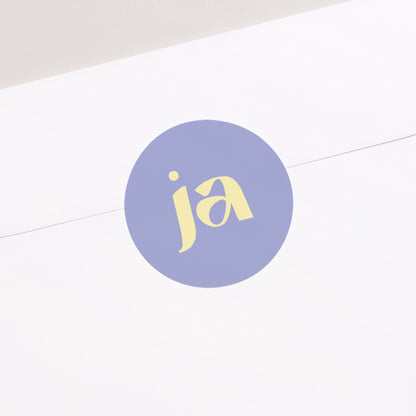 Sticker Hochzeit Rund foto N° 2