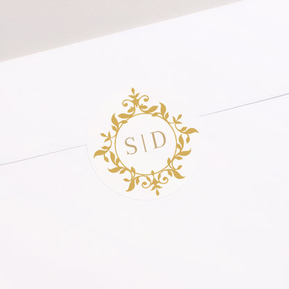 Sticker Hochzeit Rund foto N° 2
