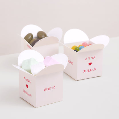 Geschenkbox Hochzeit Schmetterlingsöffnung Wir sagen ja foto N° 3