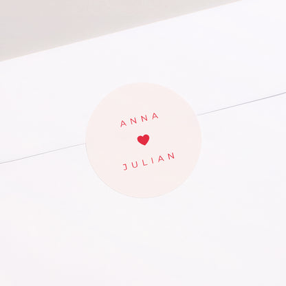 Sticker Hochzeit Rund Wir sagen ja foto N° 2