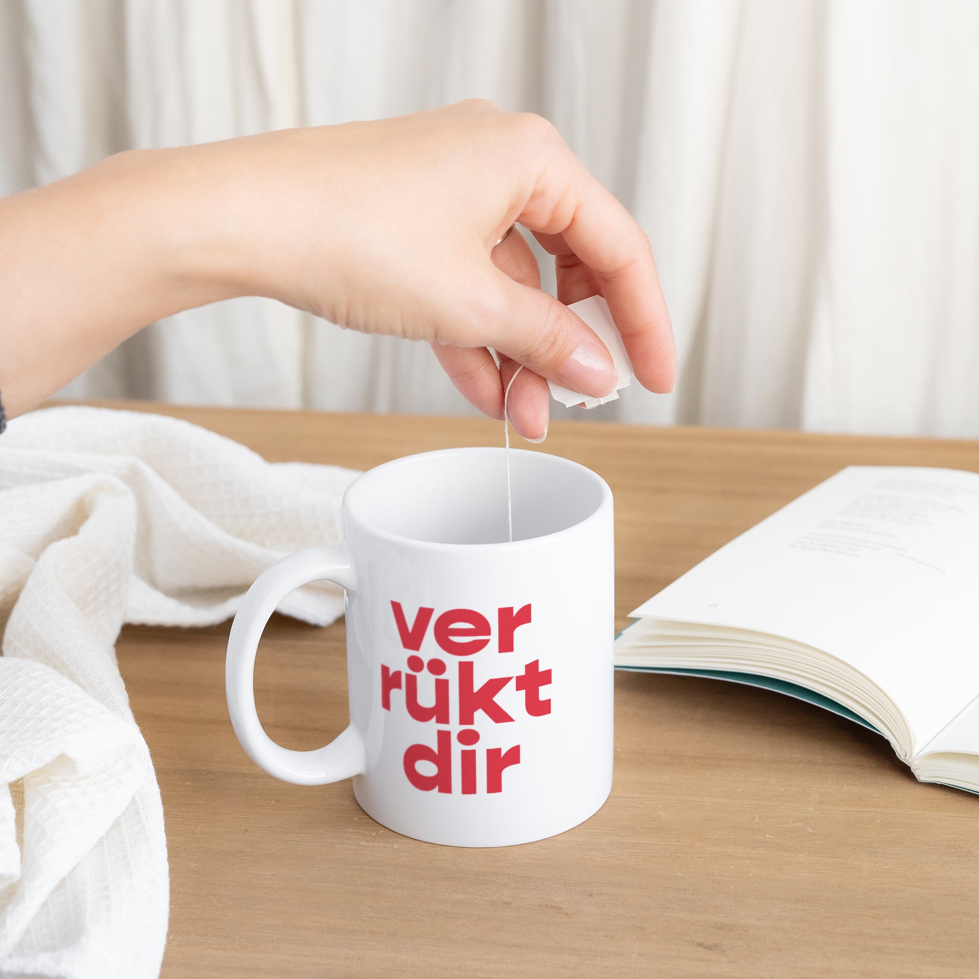 Tasse Objekte Weiß Verrückte Liebe II foto N° 3