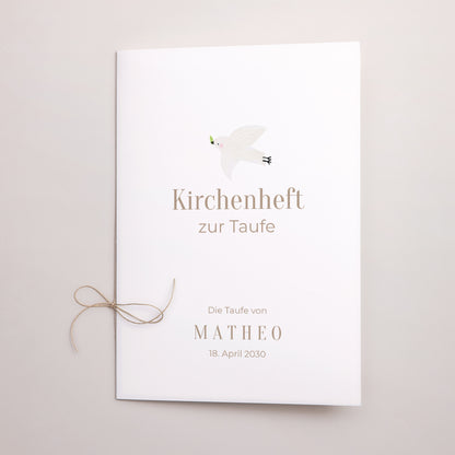 Kirchenheft Taufe Doppelflügel Fotografisch foto N° 1