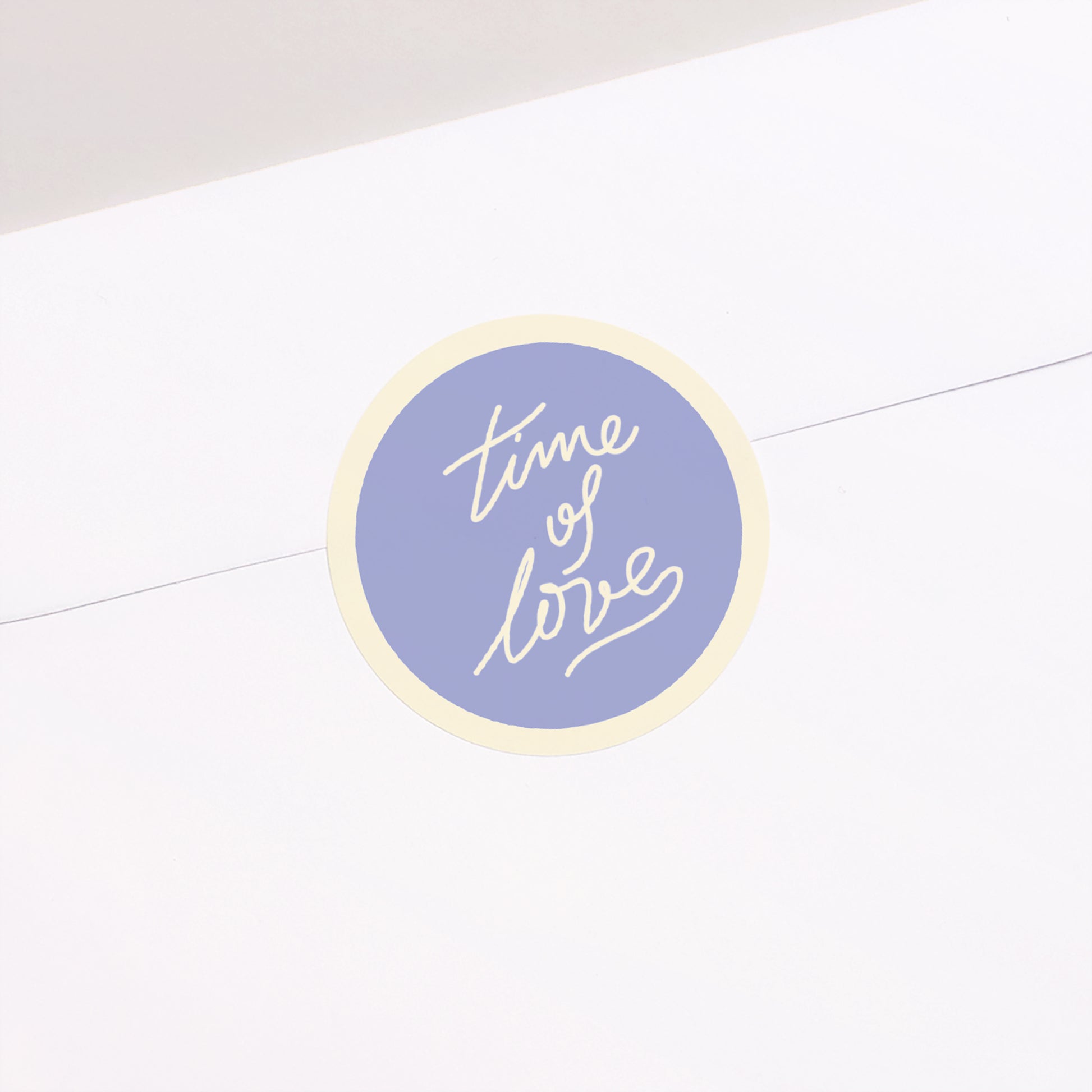 Sticker Hochzeit Rund Liebeszeit foto N° 2