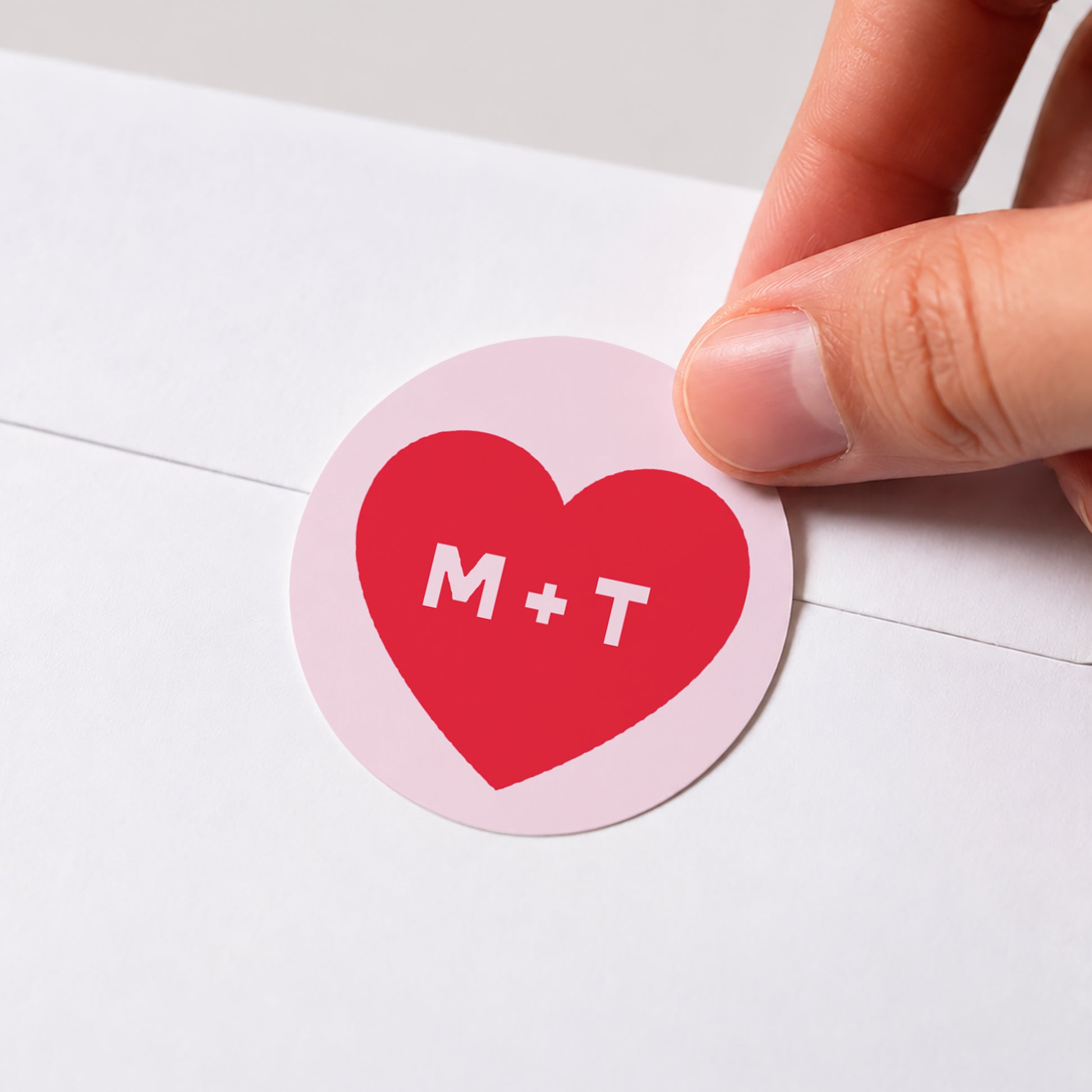Sticker Hochzeit Rund Rettet das berühmte Datum foto N° 1